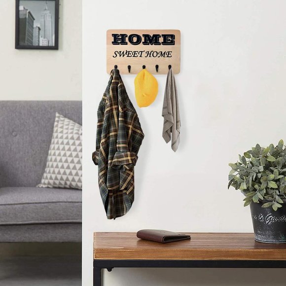 Key Holder Rack Home Decor for Entryway Wall Mount - Picture 4 of 8